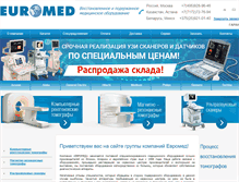 Tablet Screenshot of euromedcompany.ru